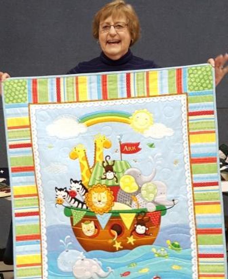 Patsy is encouraging us to make baby quilts - cute and easy!